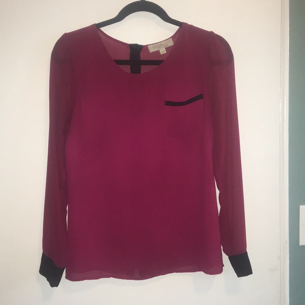 Olive & Oak pink blouse